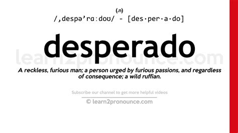desperado synonym|what does desperado mean.
